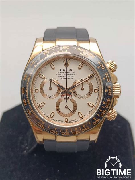 rolex cosmograph daytona everose gold ivory dial|rolex 116515 watch.